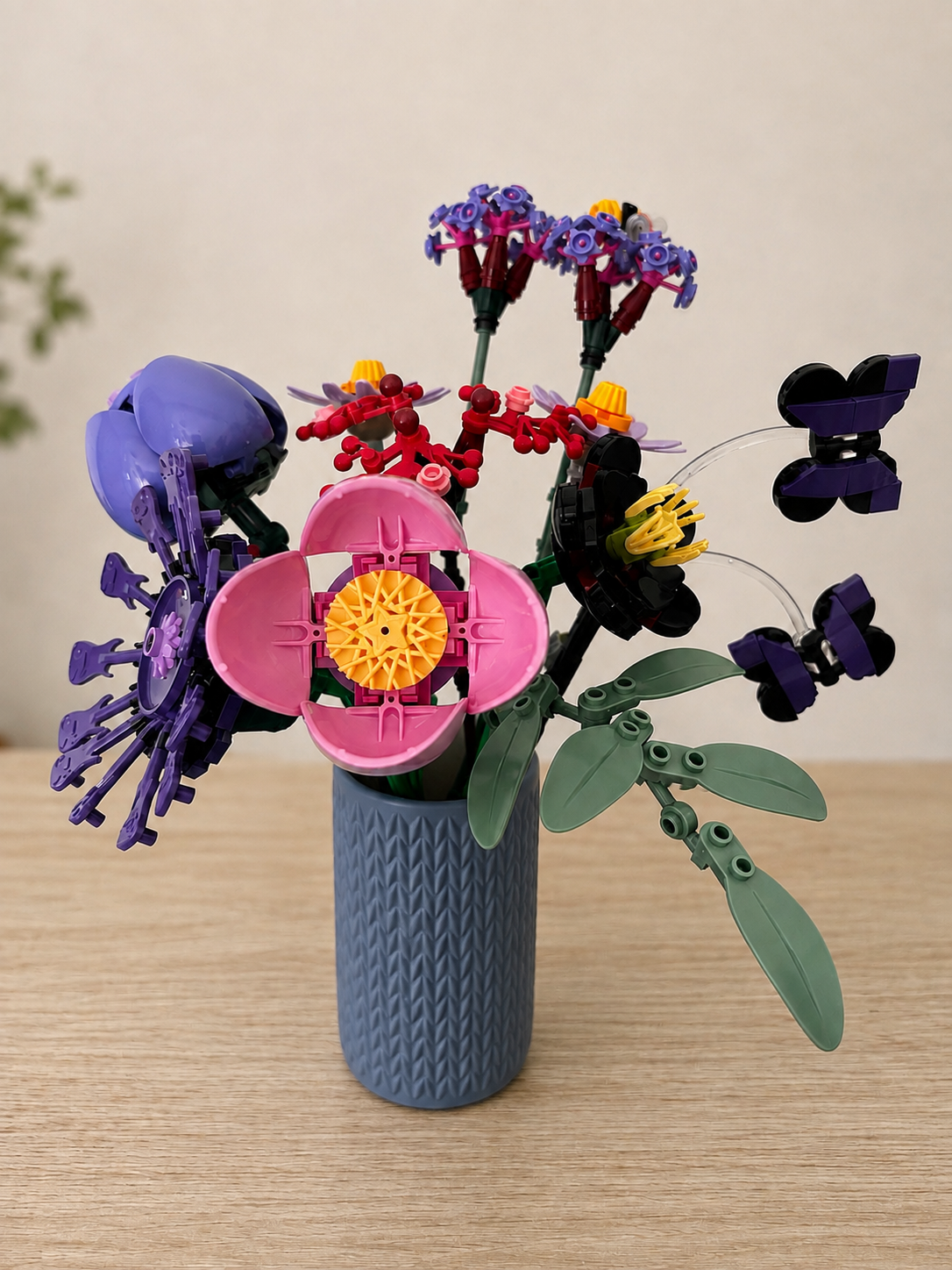 Vases For All LEGO Flowers Sets, Botanicals & Roses In A Modern Knitted Design