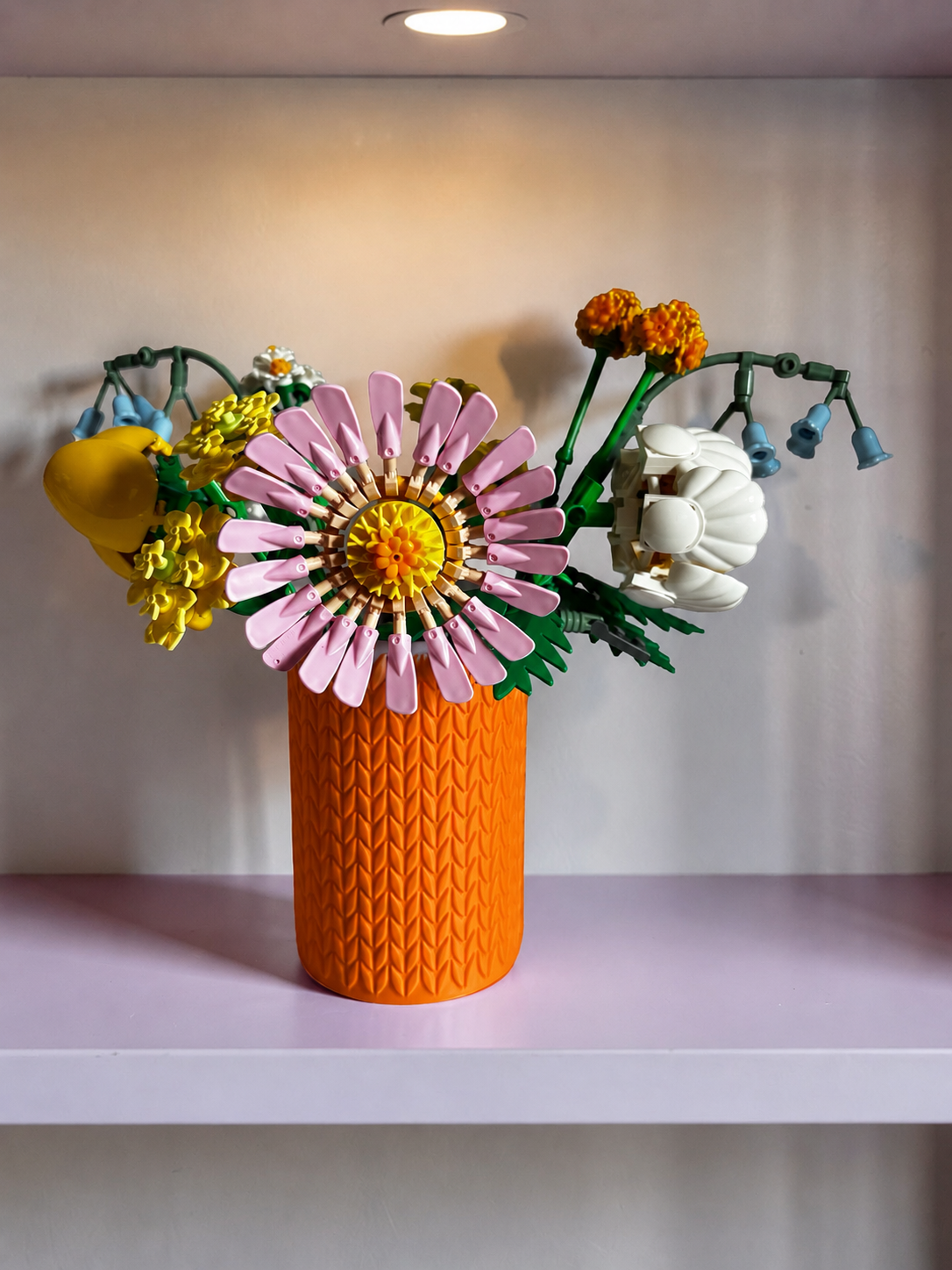 Vase For Lego Petite Sunny Bouquet 10347 Knitted Design