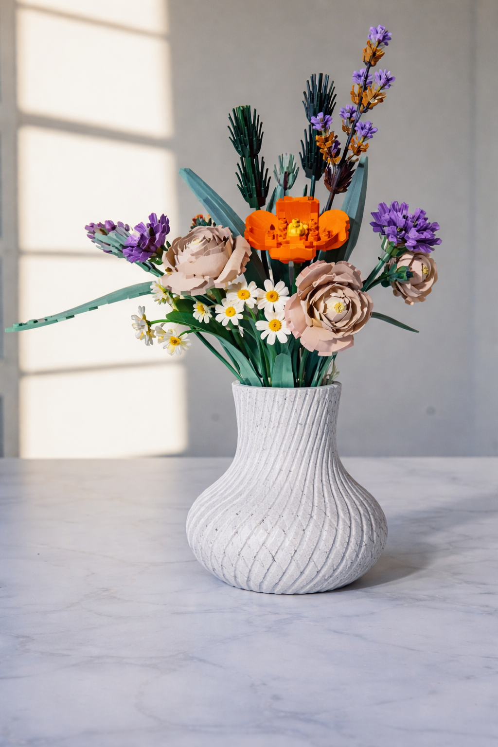 Display Vase For Lego Bouquet, Artificial Flowers or Roses 10342 Botanicals