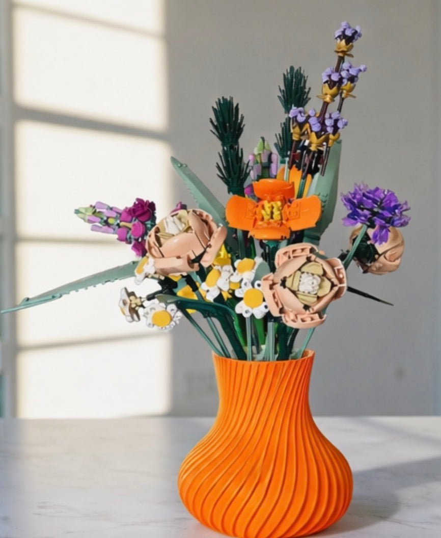 Display Vase For Lego Bouquet, Artificial Flowers or Roses 10313 Botanicals