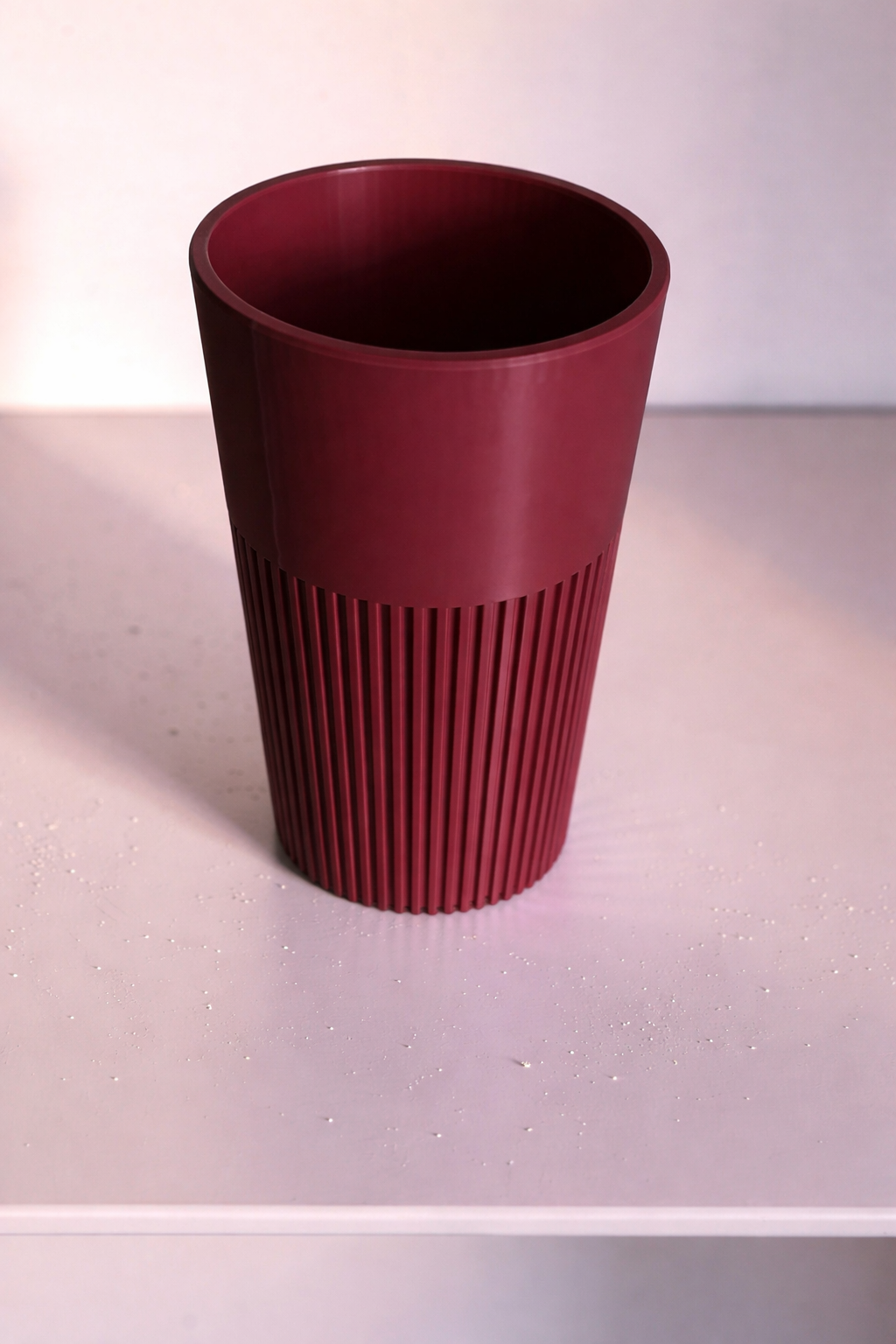 Vase for LEGO Bouquets, Botanicals & Flowers Sets 10313 | Modern Ribbed Vase