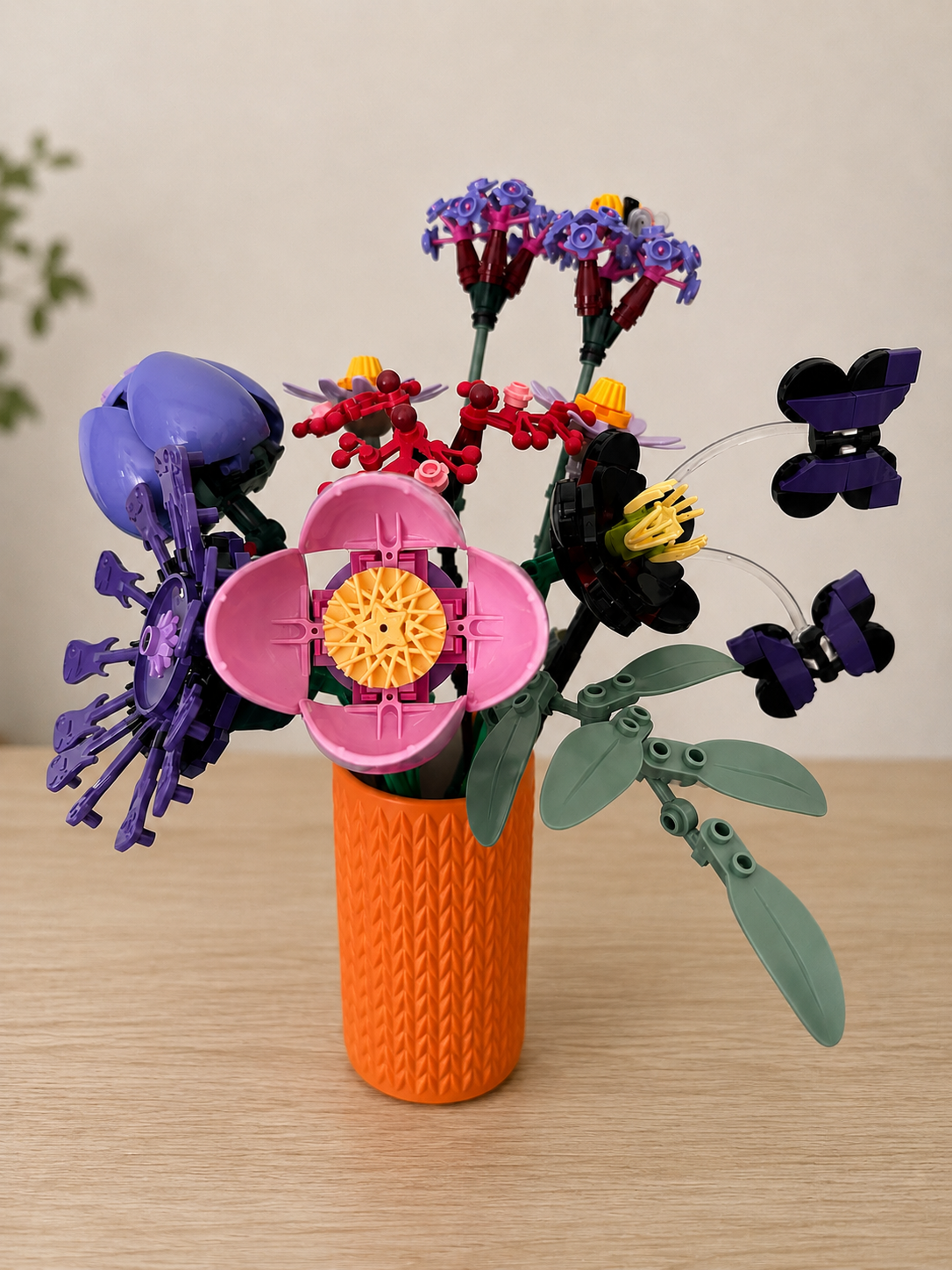 Vases For All LEGO Flowers Sets, Botanicals & Roses In A Modern Knitted Design
