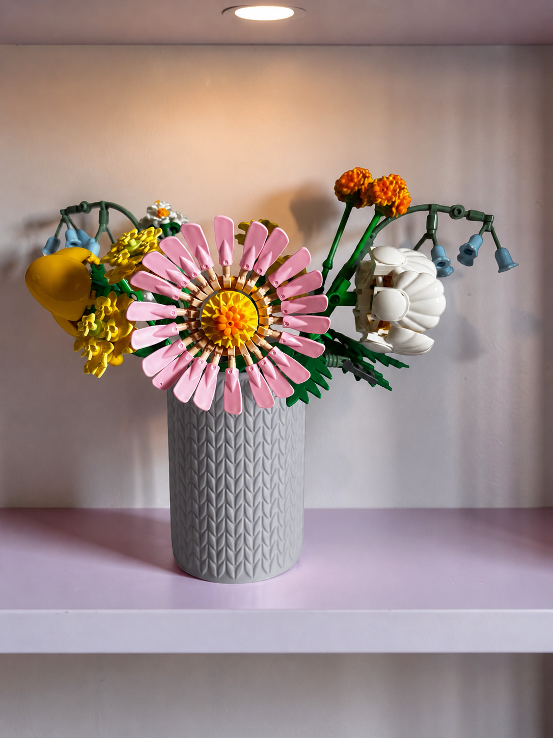 Vase For Lego Petite Sunny Bouquet 10347 Knitted Design