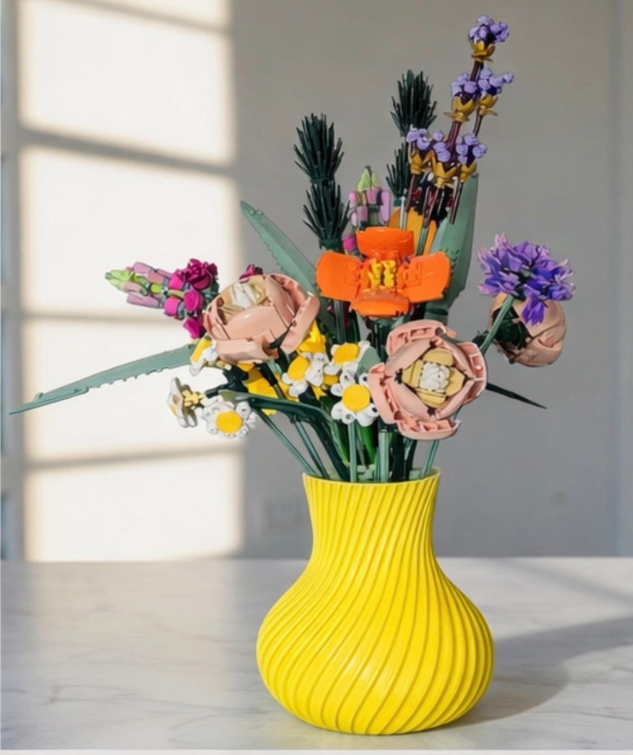 Display Vase For Lego Bouquet, Artificial Flowers or Roses 10342 Botanicals