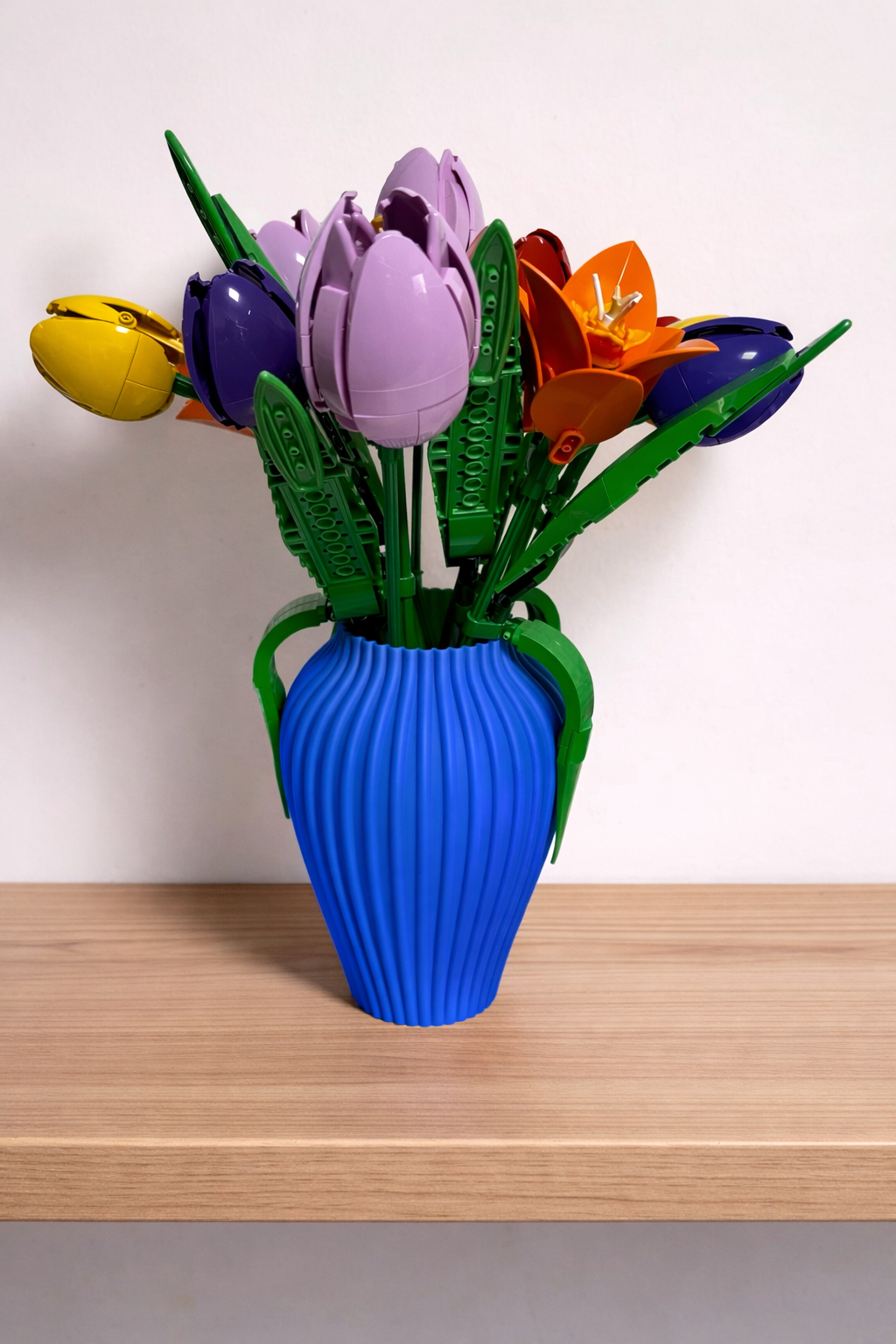 Modern Vase For Lego Bouquets & flower Sets 18cm for Home Decor