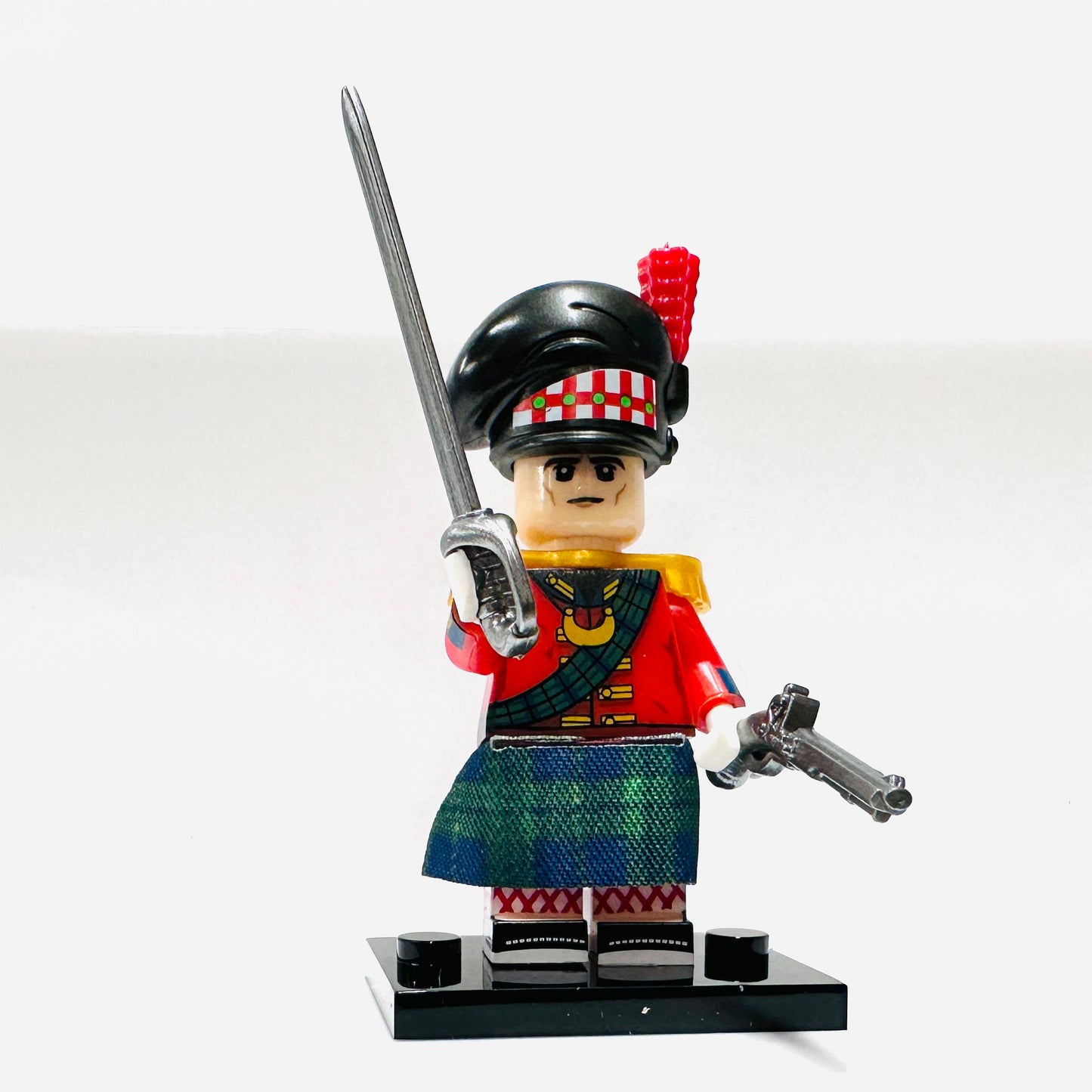 Custom Military Officer Of The Highland Infantry Minifigure