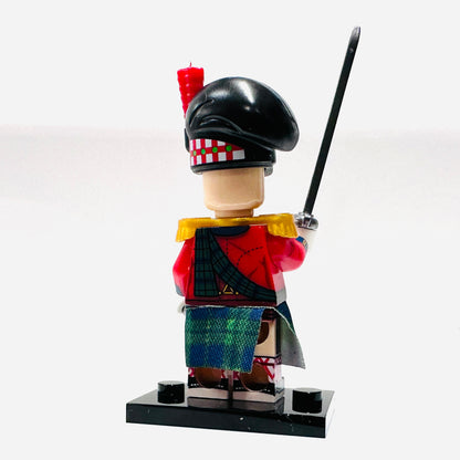 Custom Military Officer Of The Highland Infantry Minifigure