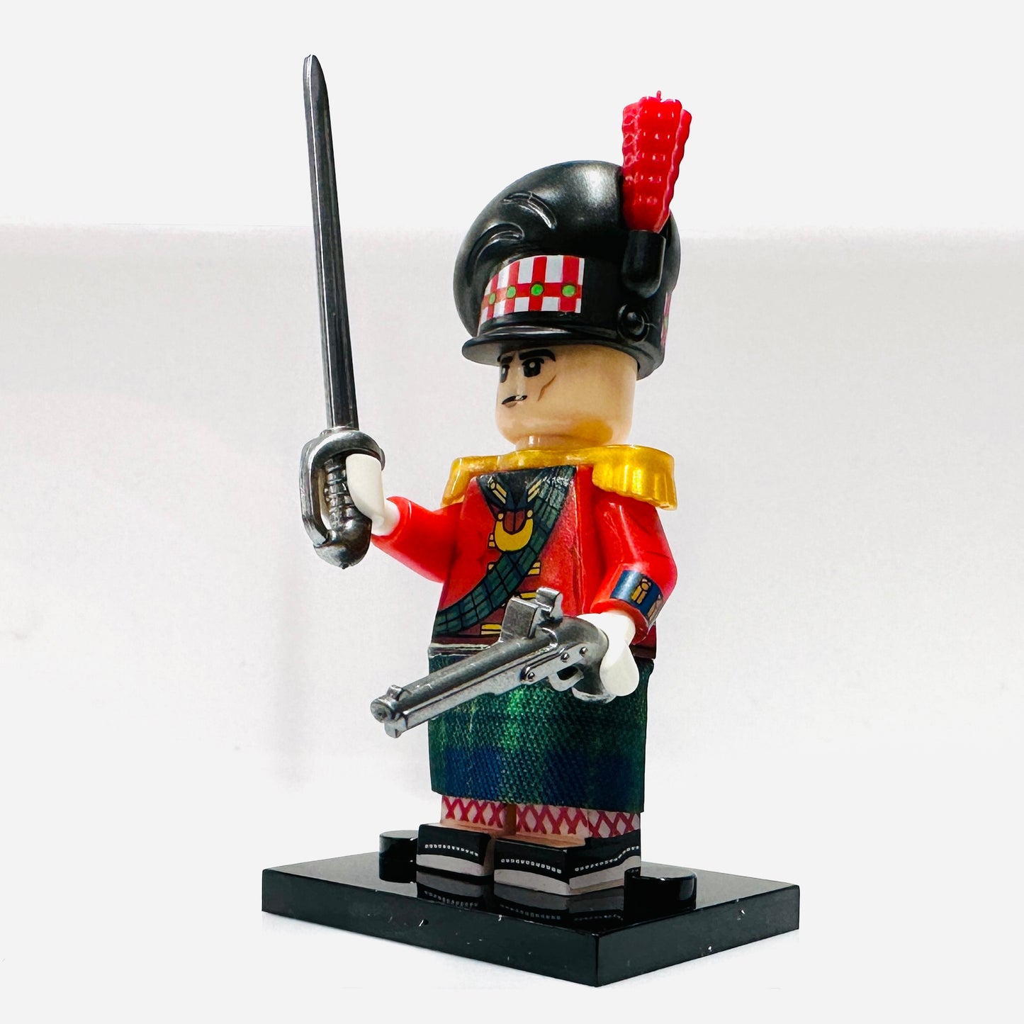 Custom Military Officer Of The Highland Infantry Minifigure