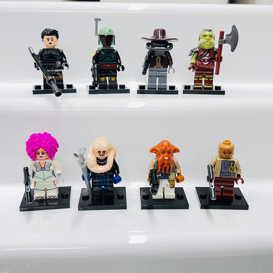 Custom Bubba Fett Set Of 8 Minifigures