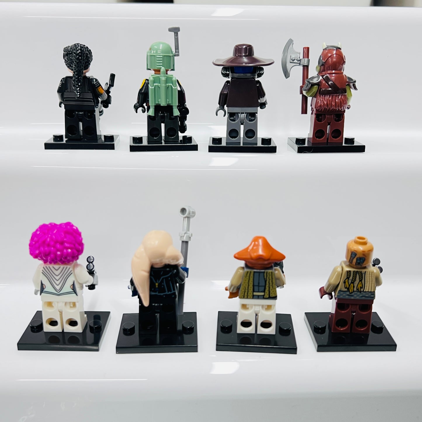 Custom Bubba Fett Set Of 8 Minifigures