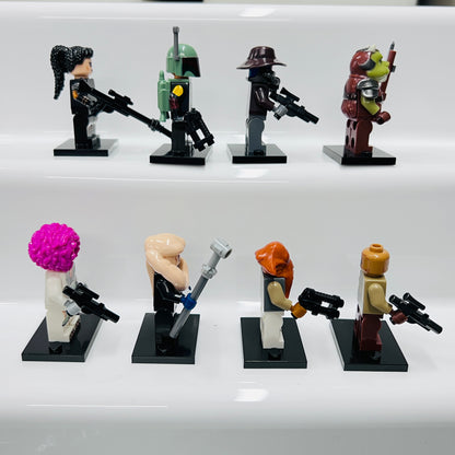 Custom Bubba Fett Set Of 8 Minifigures