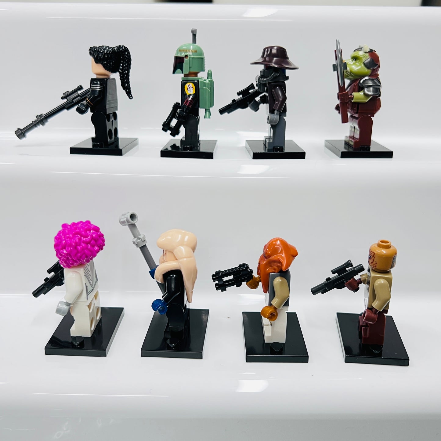 Custom Bubba Fett Set Of 8 Minifigures