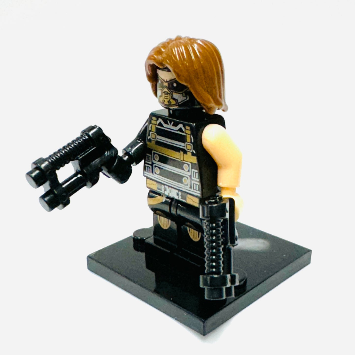 Custom Super Hero Winter Soldier Minifigure