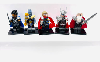 Custom Super Hero Thor Love & Thunder Set Of 5 Minifigures