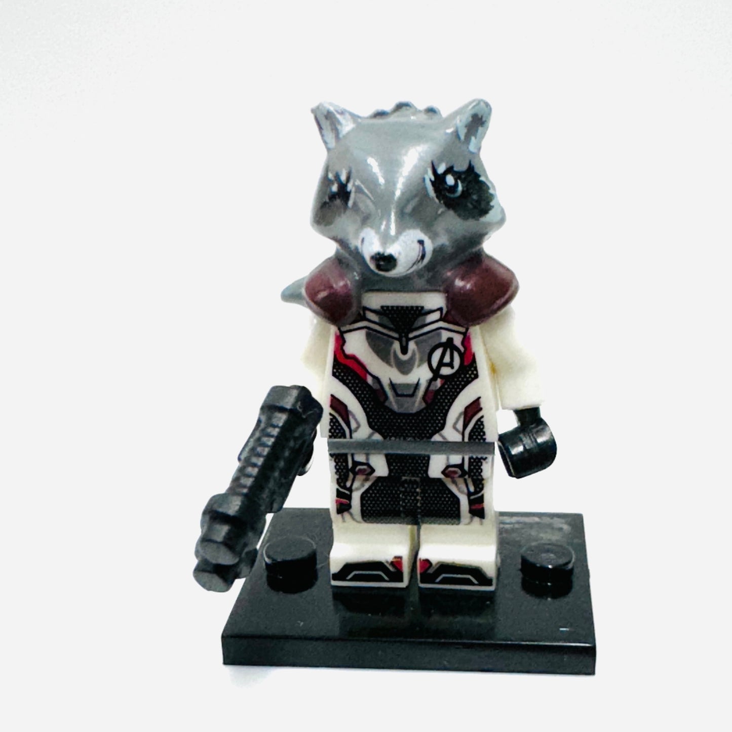 Custom Super Hero Rocket Raccoon In A Quantum Suit Minifigure