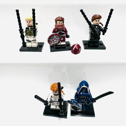 Custom Super Hero Black Widow Set Of 5 Minifigures