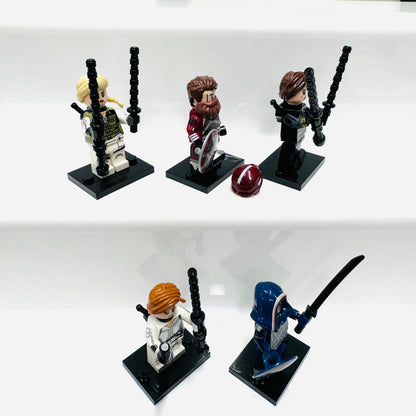 Custom Super Hero Black Widow Set Of 5 Minifigures