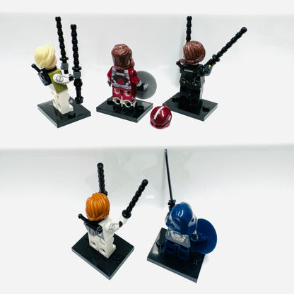 Custom Super Hero Black Widow Set Of 5 Minifigures