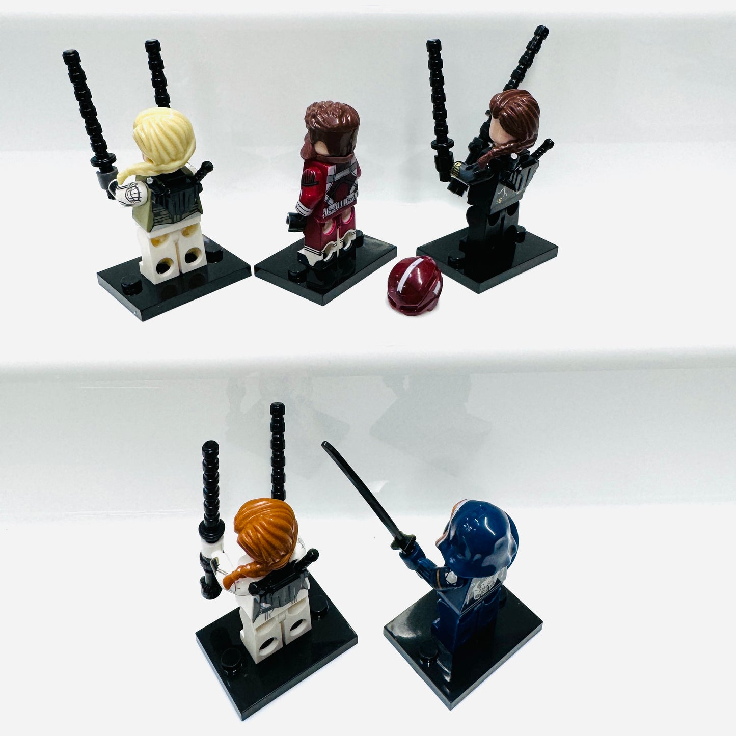 Custom Super Hero Black Widow Set Of 5 Minifigures