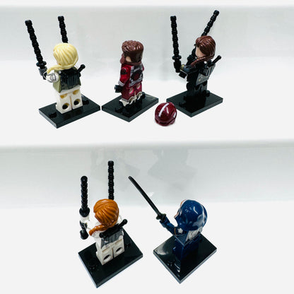 Custom Super Hero Black Widow Set Of 5 Minifigures