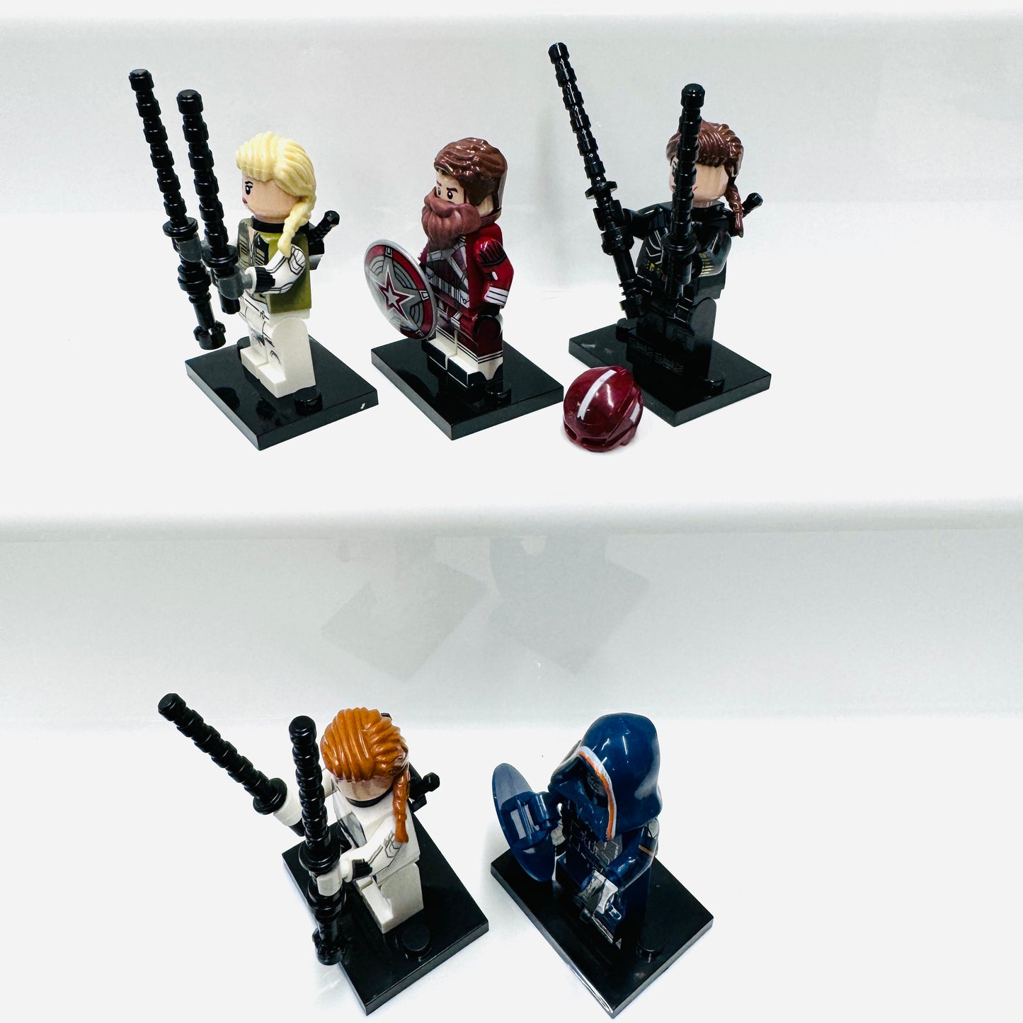 Custom Super Hero Black Widow Set Of 5 Minifigures