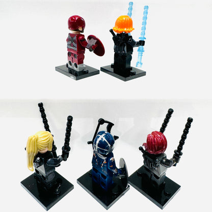 Custom Super Hero Black Widow Set Of 5 Minifigures