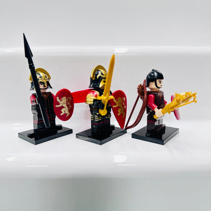 Custom Game Of Thrones Minifigures Set of 3 Figures