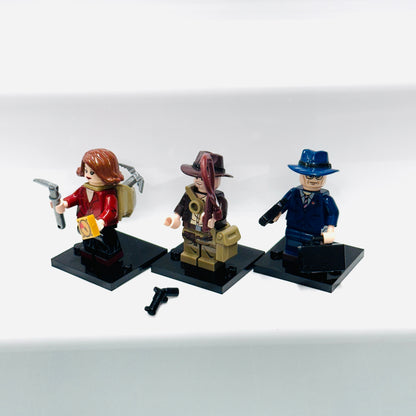 Custom Indiana Jones Minifigure set of 3 Figures