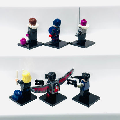 Custom Falcon & Winter Soldier Minifigures Set Of 6 Figures