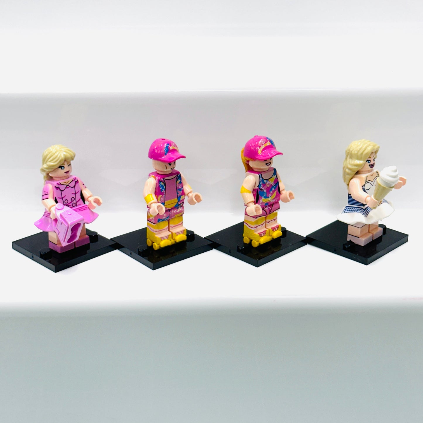 Custom Barbie Minifigure Set Of 4 Figures