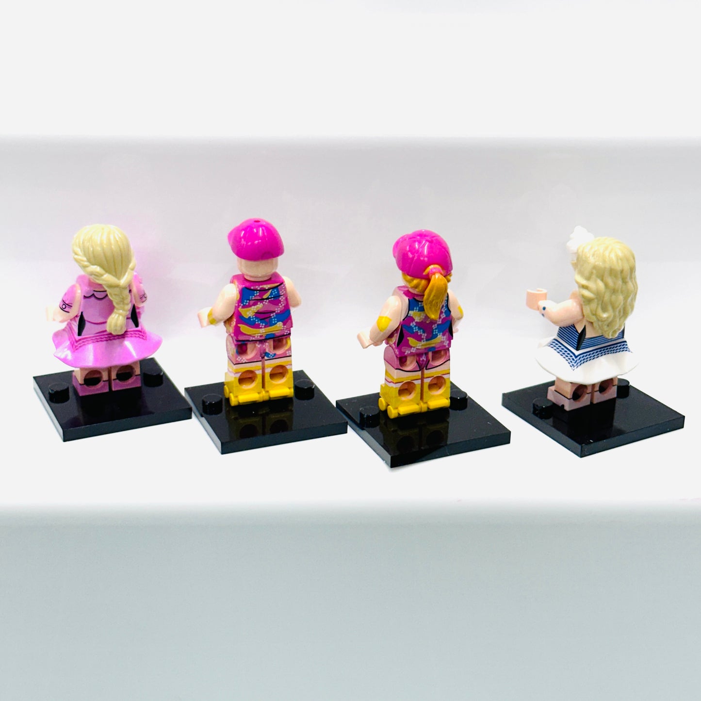 Custom Barbie Minifigure Set Of 4 Figures