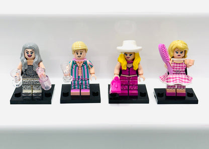 Custom Barbie Minifigure Set Of 4 Figures