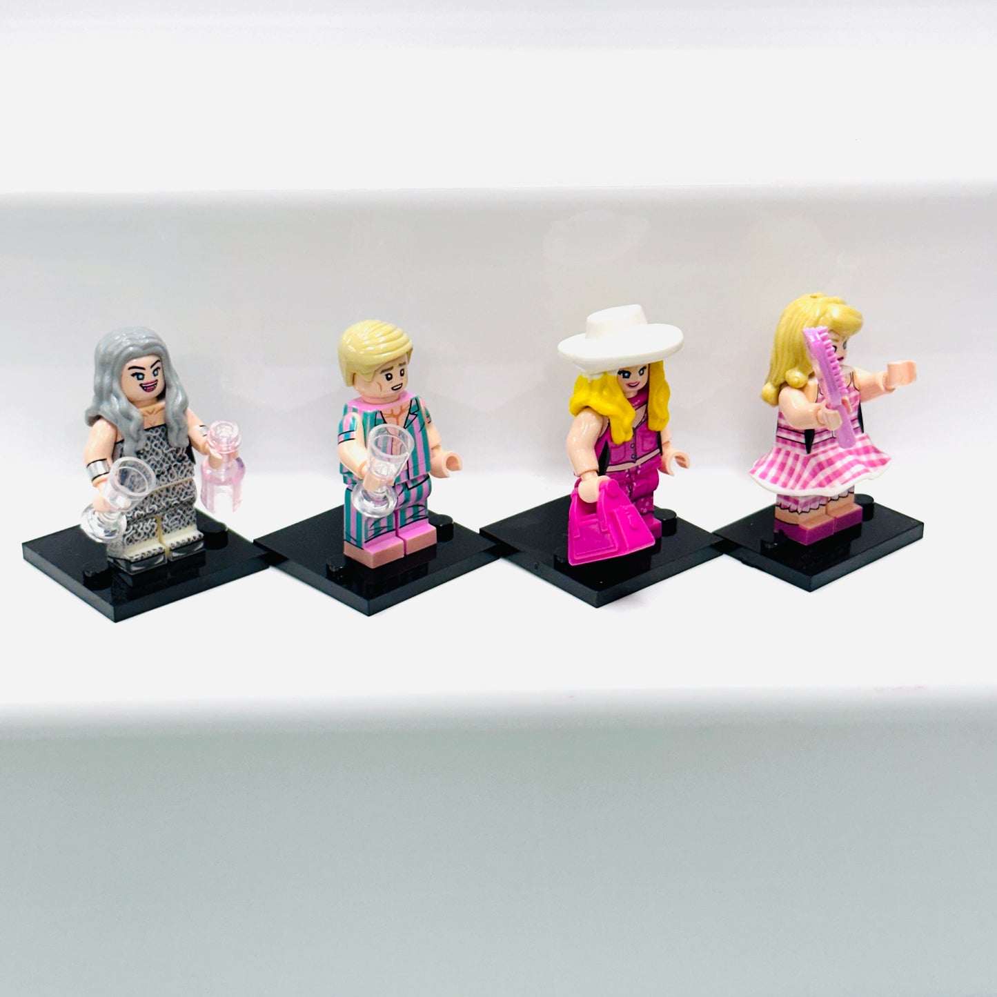 Custom Barbie Minifigure Set Of 4 Figures