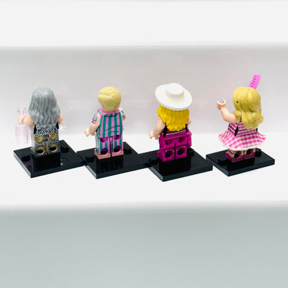 Custom Barbie Minifigure Set Of 4 Figures