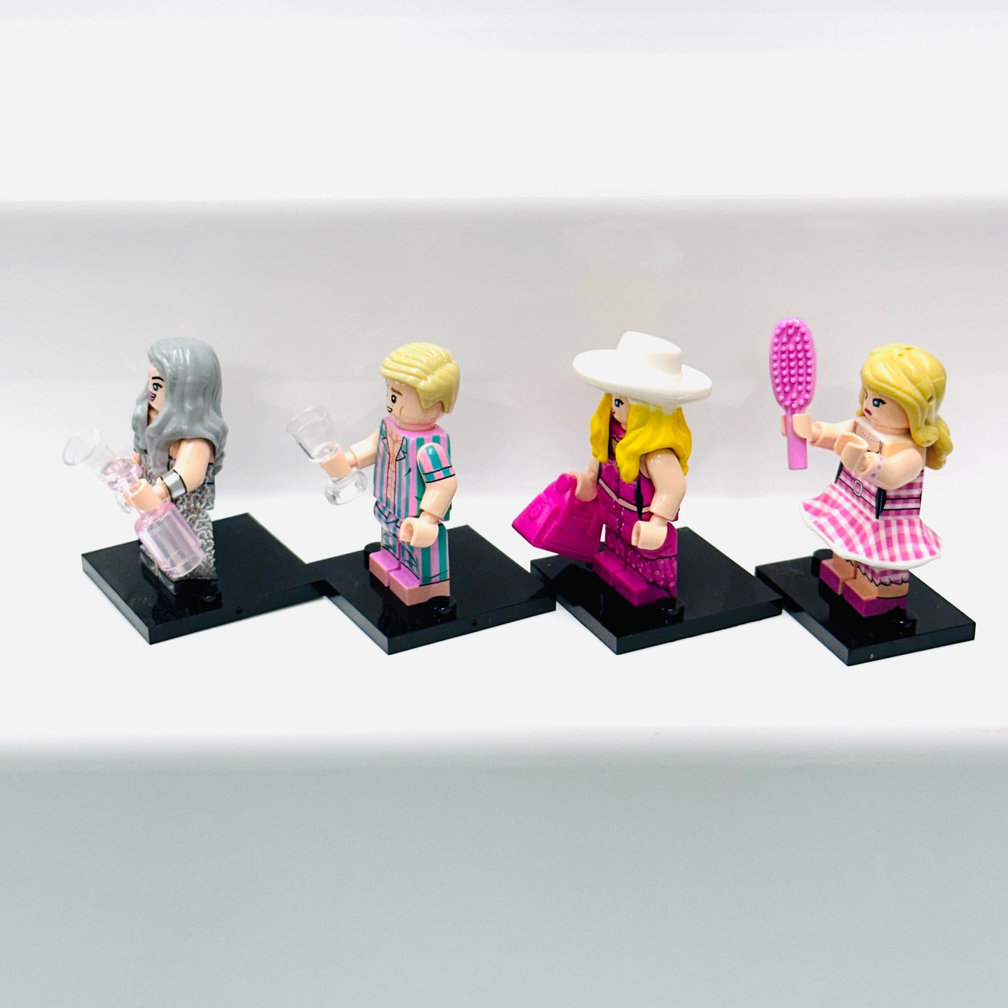 Custom Barbie Minifigure Set Of 4 Figures