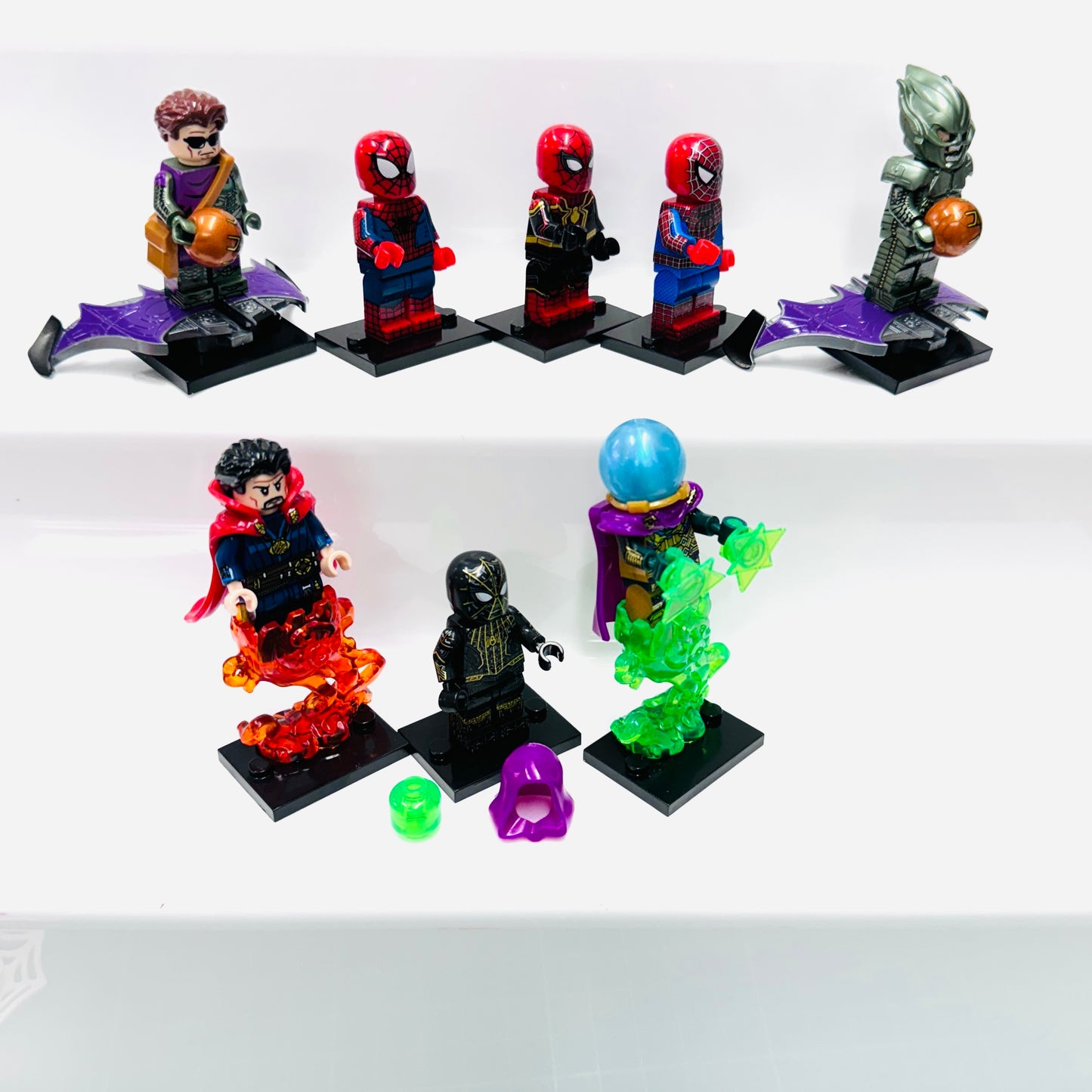 Custom Super Hero Spider-Man No way home Set Of 8 Minifigures