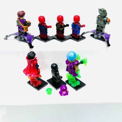 Custom Super Hero Spider-Man No way home Set Of 8 Minifigures