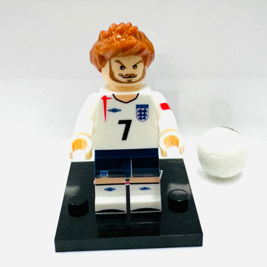 Custom Footballer Beckham Minifigure