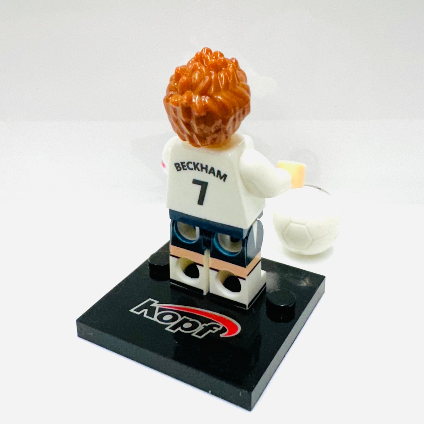 Custom Footballer Beckham Minifigure