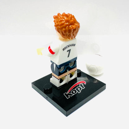 Custom Footballer Beckham Minifigure