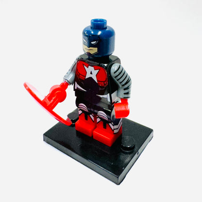 Custom Super Hero Captain America  Minifigure