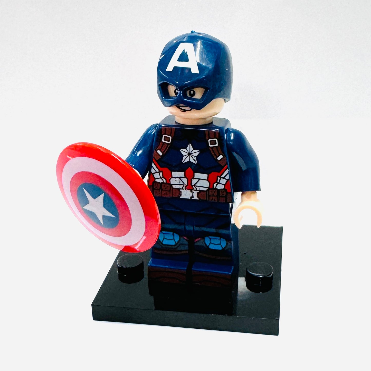 Custom Super Hero Captain America  Minifigure