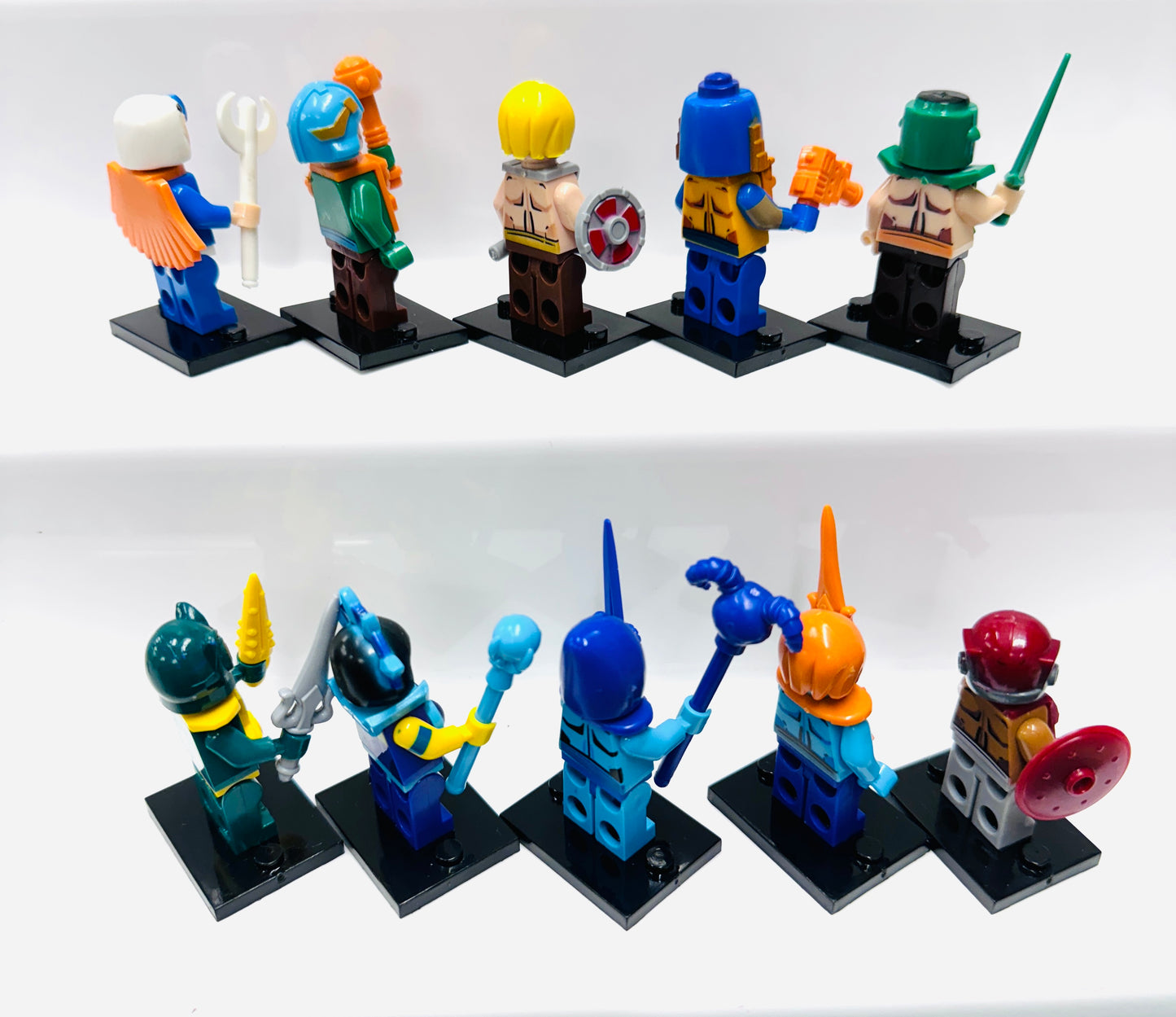 Custom He-man Set Of 10 Minifigures