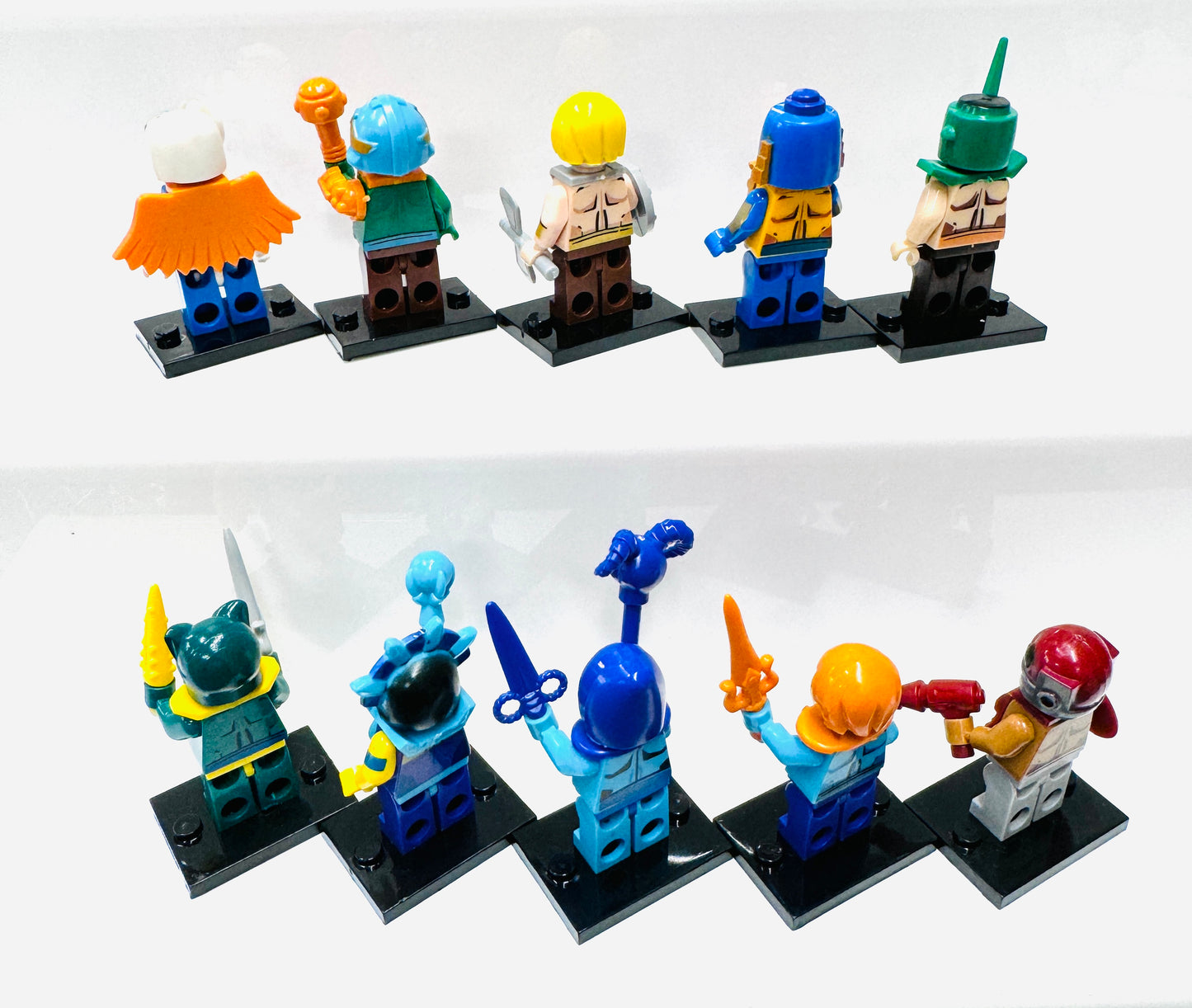 Custom He-man Set Of 10 Minifigures