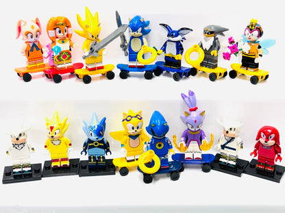 Custom Sonic the hedgehog Set Of 15 Minifigures