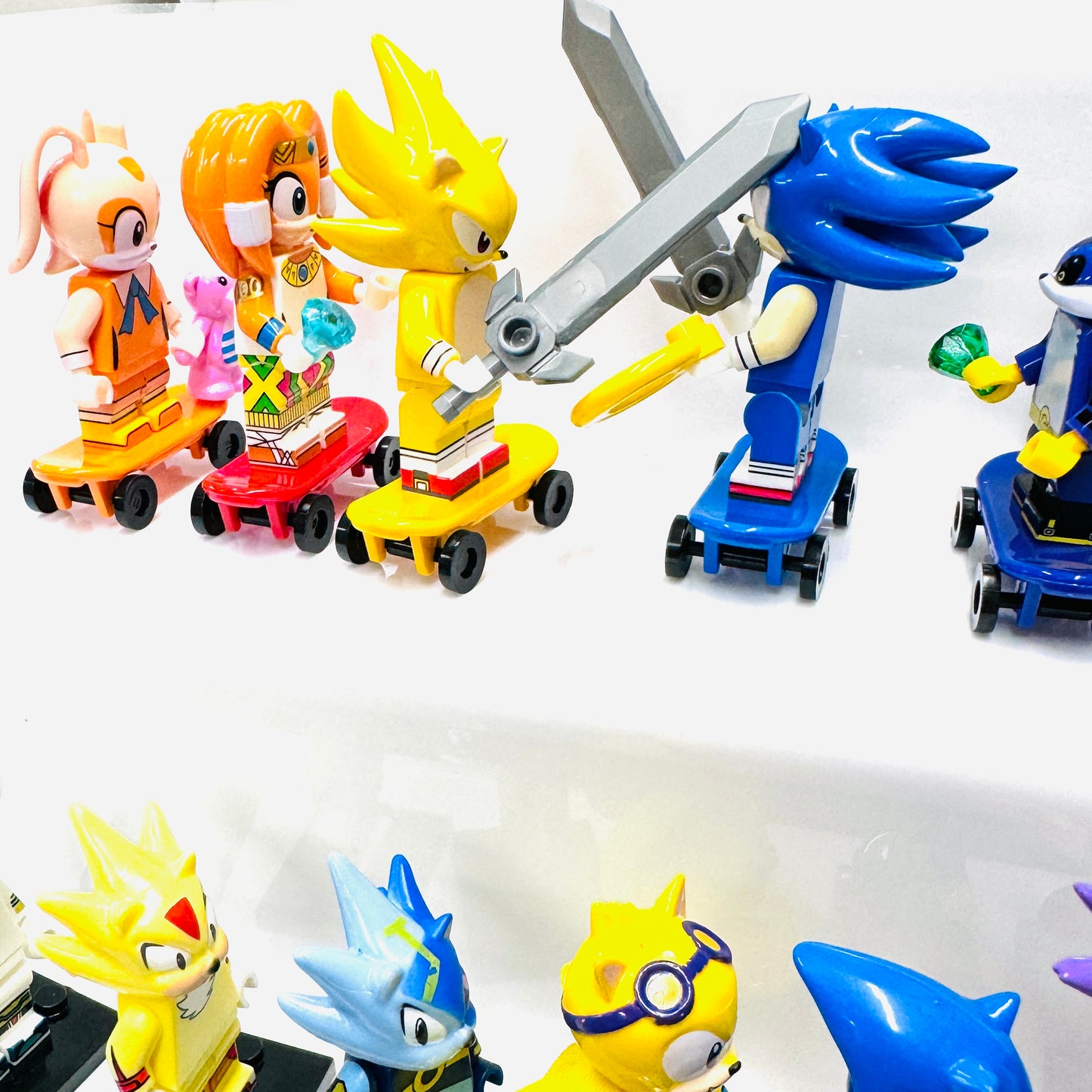 Custom Sonic the hedgehog Set Of 15 Minifigures