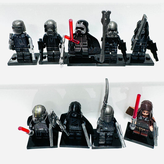 Custom Knights Of Ren Set Of 9 Minifigures