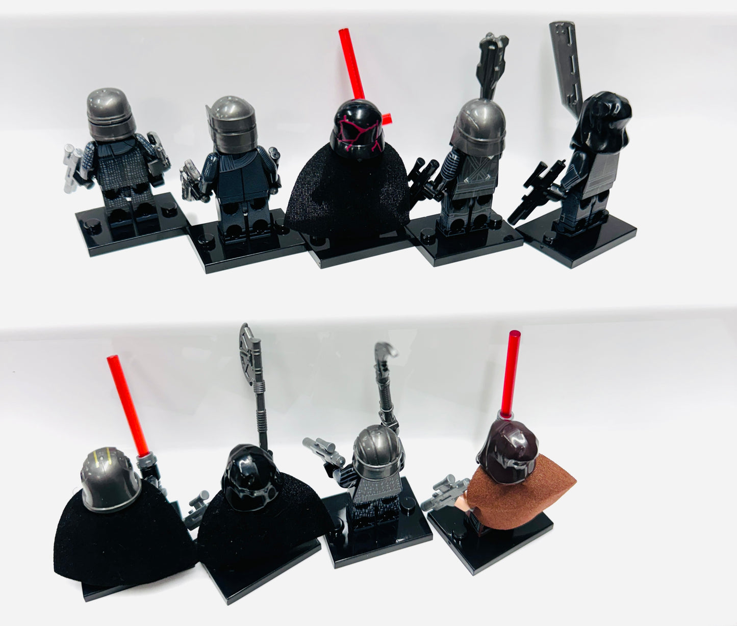 Custom Knights Of Ren Set Of 9 Minifigures