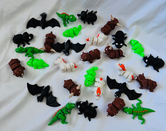 Fleximals Cute Mini Flexi 3D Printed Animal Buddies