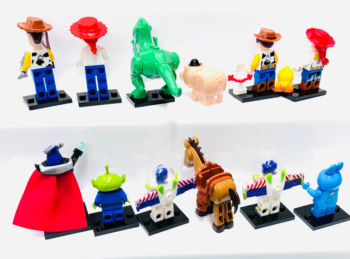 Custom Toy Story Minifigure Set Of 12 Figures & 2 Minifigures